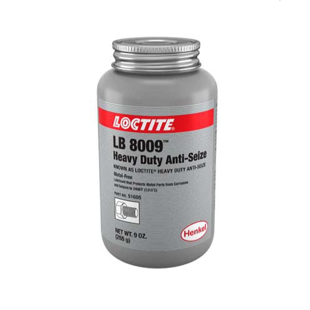 Loctite Anti-Seize, LB 8009 Series, Graphite Based, 9 oz. Brush