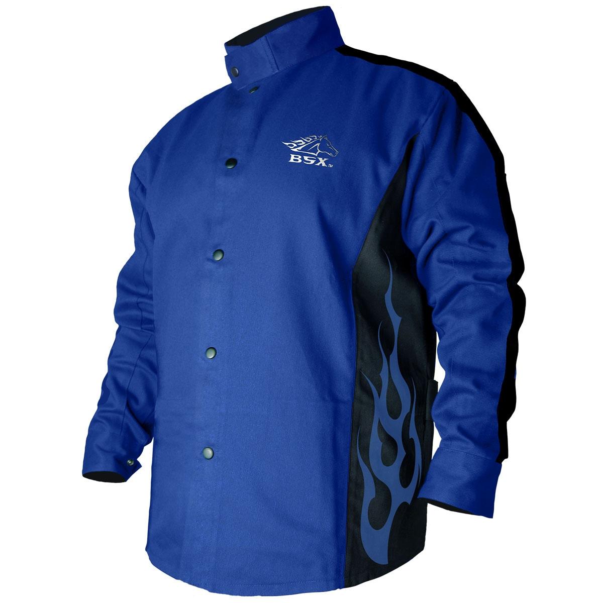 Black Stallion Welding Jacket, Contoured Flame Resistant Cotton